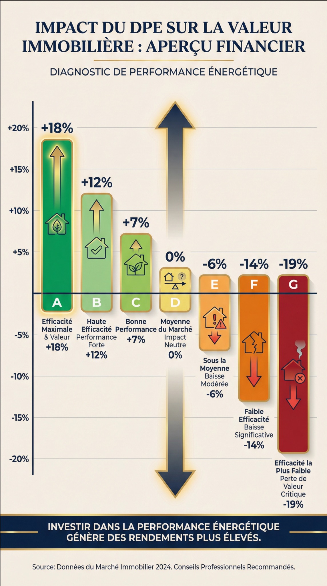 Impact du DPE sur la valeur immobilière